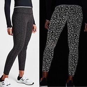 Athleta Rainier Leopard Reflective Pant